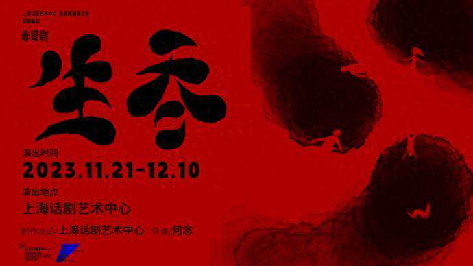 在上海话剧艺术中心停车场出现一片雪地……